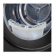 LG Sèche-linge 9kg | A+++ (-10%)| Condenseur Autonettoyant |Compresseur DUAL Inverter et moteur Inverter garanti 10 ans, LG RH9V92BS