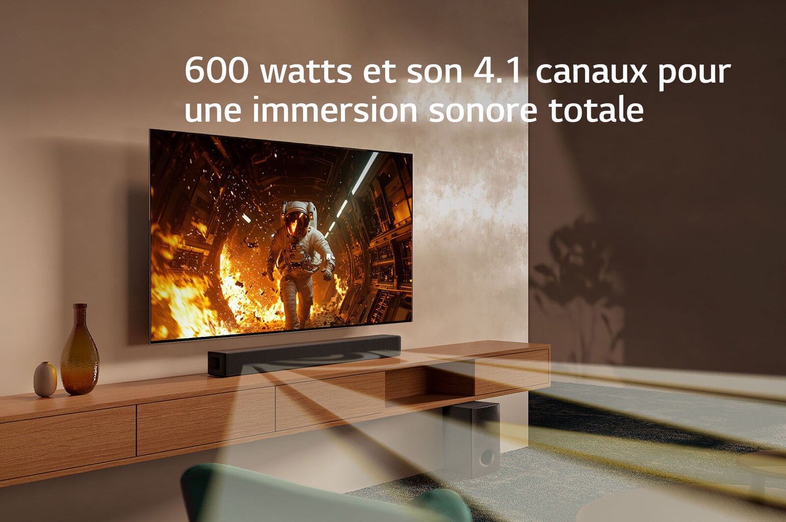 Carte USP : 600 watts et 4.1 canaux pour un son dominant l’espace