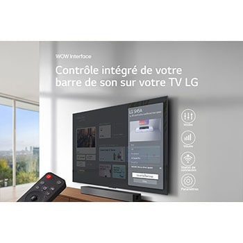 Carte USP : WOW Interface | contrôle intégré de votre Soundbar sur la LG TV