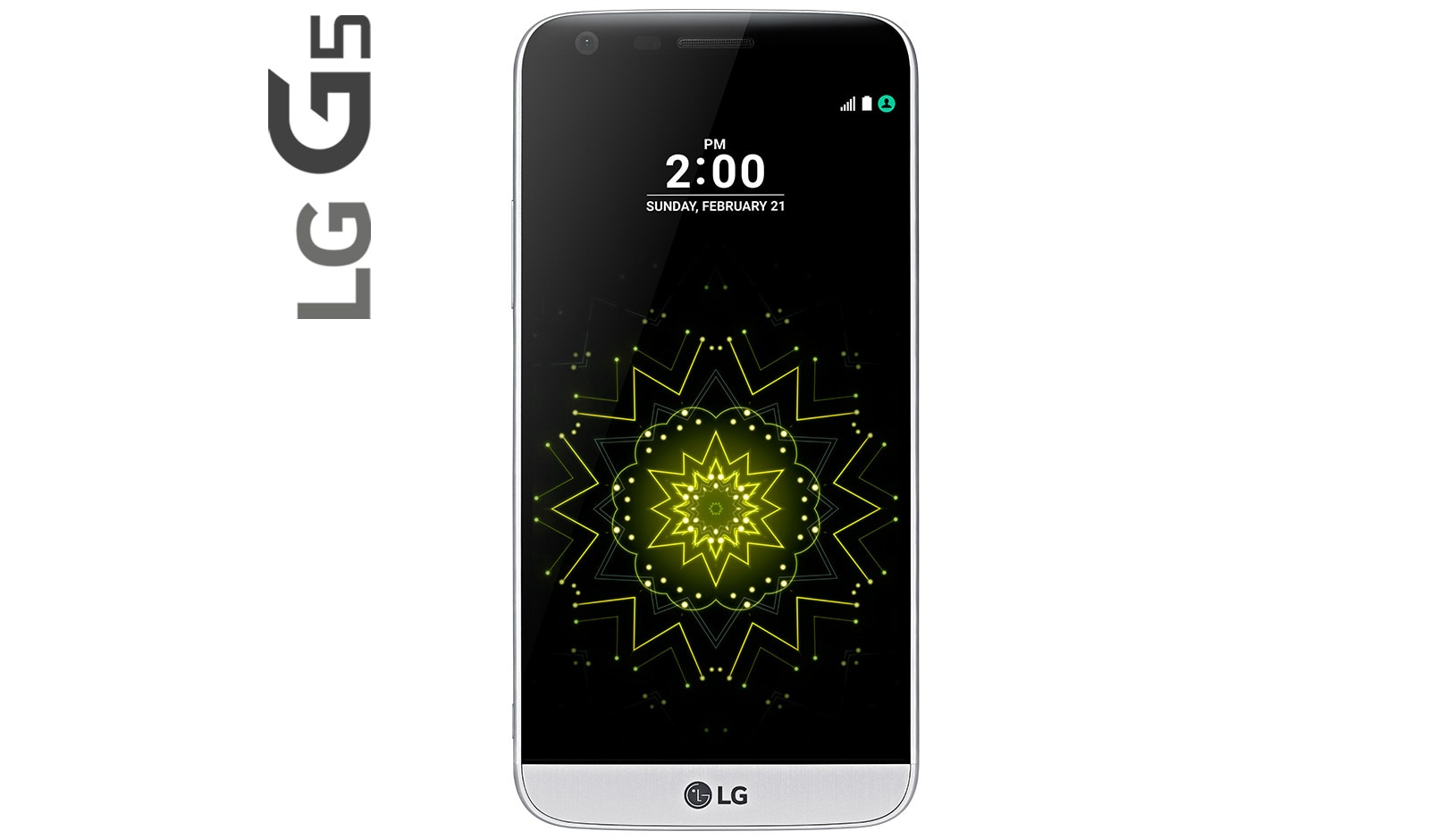 Vue avant de H850 LG G5 Argent