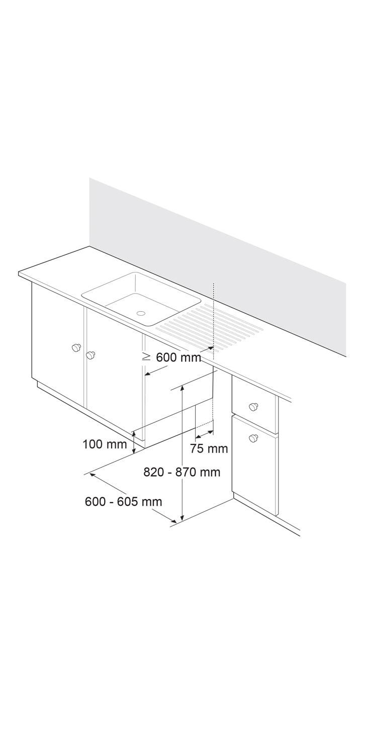 Lave-vaisselle encastré LG QuadWash avec TrueSteam - LG DB425TXS