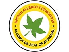  Certifié par la BAF (British Allergy Foundation)1
