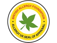  Certifié par la BAF (British Allergy Foundation)1