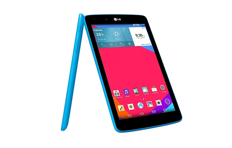 LG G Pad 7.0 | Ecran 7" (17,7cm) 1280x720 | Batterie 4000 mAh | Mémoire 8 GO | RAM 1GO | Processeur QuadCore 1,2 Ghz | APN 3MP | Android Kitkat | Knock Code, LG G Pad 7.0