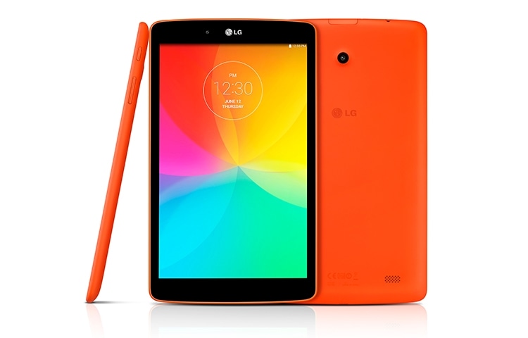 LG G Pad 8.0 | Ecran 8" (20,3cm) 1280x720 | Batterie 4200 mAh | Mémoire 16 GO | RAM : 1 GO | Processeur QuadCore 1,2 Ghz | APN 5MP | Android Kitkat | Knock Code, LG G Pad 8.0