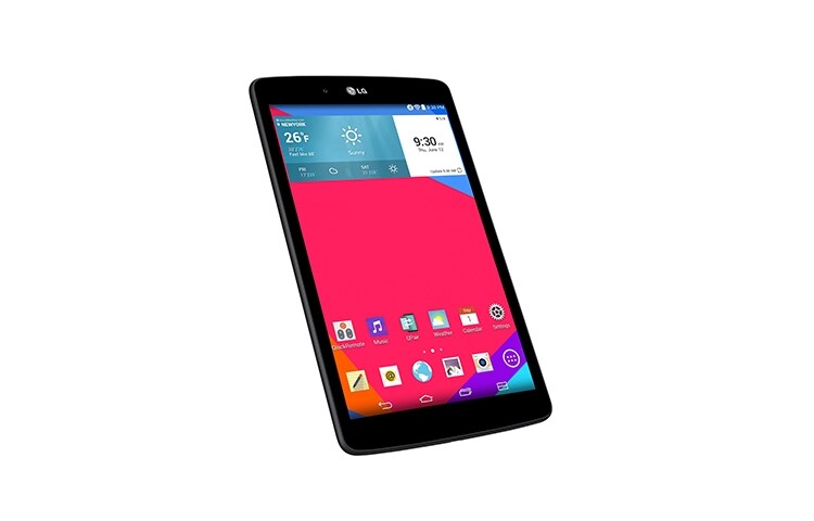 LG G Pad 8.0 | Ecran 8" (20,3cm) 1280x720 | Batterie 4200 mAh | Mémoire 16 GO | RAM : 1 GO | Processeur QuadCore 1,2 Ghz | APN 5MP | Android Kitkat | Knock Code, LG G Pad 8.0
