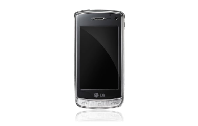 Vue avant de Téléphone mobile 3G&#43; (HSDPA 7.2) avec Interface utilisateur S-Class 3D, Caméra 8 MP Autofocus Appareil photo 8 mégapixels et Autofocus, Ecran tactile de 3’’ de 16 millions de couleurs LG GD900