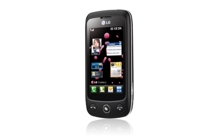 LG Téléphone mobile avec appareil photo 3 MP, Ecran tactile 3’’, Internet 3G+, LG GS500
