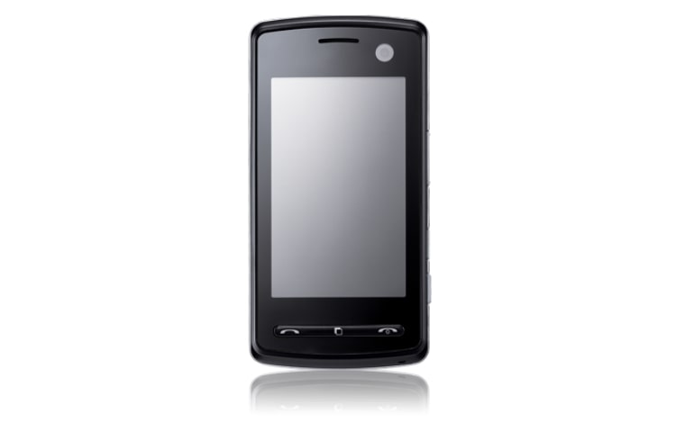 Vue avant de Téléphone Mobile avec Caméra 3,2 MP, Ecran Tactile 3&#34;, Sortie Vidéo, Tuner DVB-T LG KB770