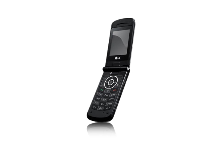 Vue avant de Téléphone mobile avec interface simple d&#39;utilisation LG KG810