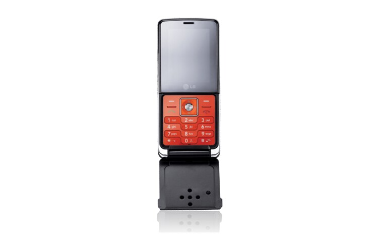 LG Téléphone Mobile avec Caméra 1,3 MP, Design Flip, Compatibilité Windows Media Player™, Bluetooth™ 2DP et AVRCP, Radio FM et lecteur MP3, LG KM380