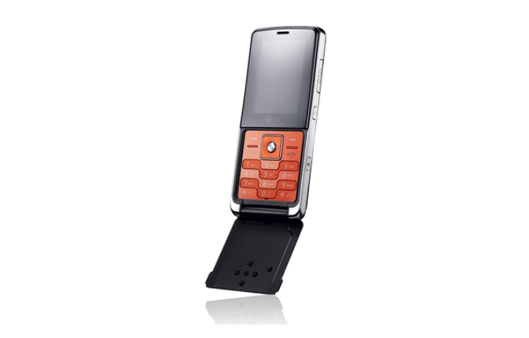 LG Téléphone Mobile avec Caméra 1,3 MP, Design Flip, Compatibilité Windows Media Player™, Bluetooth™ 2DP et AVRCP, Radio FM et lecteur MP3, LG KM380