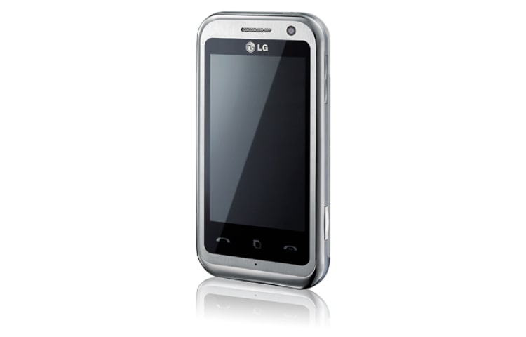 LG Téléphone Mobile avec écran WVGA 3”, Camera 5 MP, Lecteur MP3 avec son Dolby Mobile, Capacité 8 GB, LG KM900