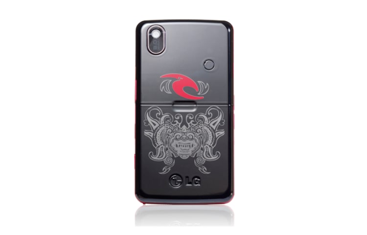 LG Téléphone mobile avec Caméra 3 MP Autofocus, Ecran LCD 3’’, Lecteur MP3/FM/Vidéos, Port USB 2.0, Bluetooth 2.0, LG KP550 Rip Curl