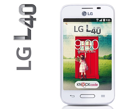 LG L40 | Ecran IPS 3.5 pouces (8,9cm) | Batterie 1540 mAh | Processeur Dual core