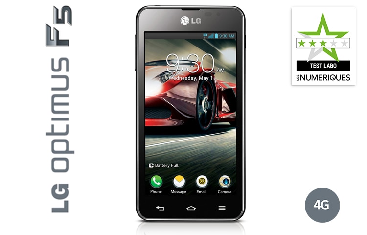 LG Optimus F5 | Smartphone 4G | Ecran True HD IPS 4,3" (10,9cm)