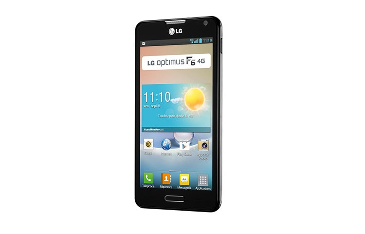 LG Optimus F6 | Smartphone 4G | Ecran qHD IPS 4,5" (11,4cm) | Batterie 2460 mAh | Processeur Dual-Core 1,2Ghz | APN 8MP | Android 4.1.2 Jelly bean, LG Optimus F6