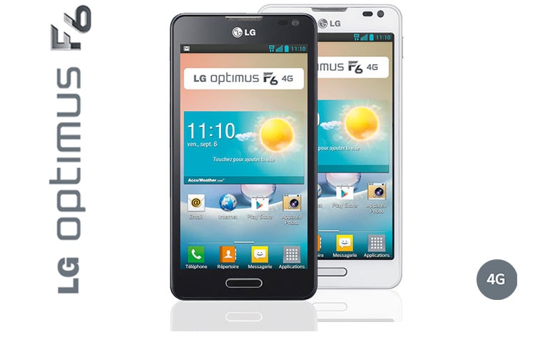 LG Optimus F6- Smartphone 4G - 4,5 pouces