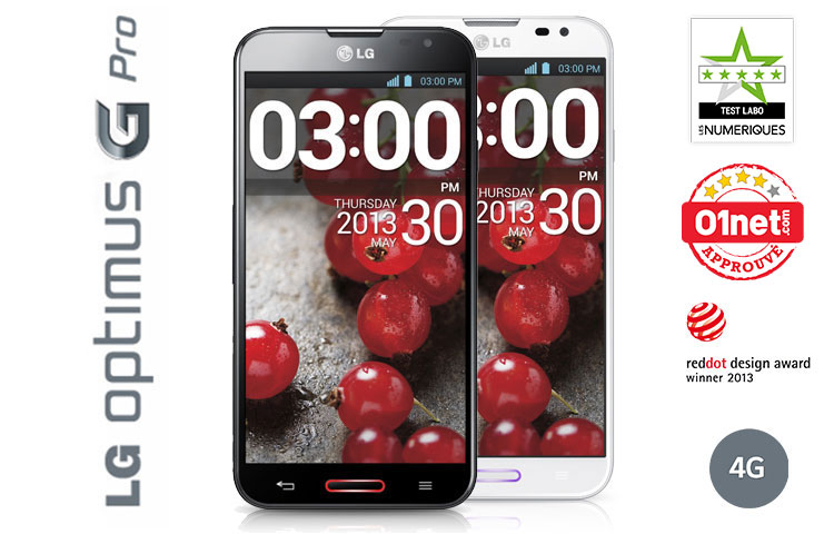 LG Optimus G Pro | Smartphone 4G | Ecran Full HD IPS 5,5" (13,9cm)
