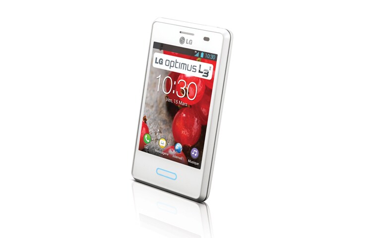 LG Optimus L3 II | Ecran IPS WVGA 3,3" (8,1cm) | Batterie 1540 mAh | Processeur 1,0Ghz | APN 3MP | Android 4.1 Jelly bean | Fonction KnockOn, LG Optimus L3 II