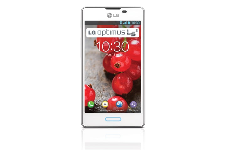 LG Optimus L5 II | Ecran IPS WVGA 4,0" (10,1cm) | Batterie 1700 mAh | Processeur 1,0Ghz | APN 5MP | Android 4.1 Jelly bean | Fonction KnockOn , LG Optimus L5 II
