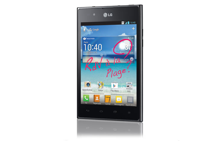 LG UN FORMAT UNIQUE, UNE EXPERIENCE SANS LIMITE !, LG Optimus Vu