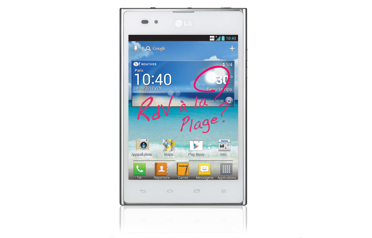 LG UN FORMAT UNIQUE, UNE EXPERIENCE SANS LIMITE !, LG Optimus Vu