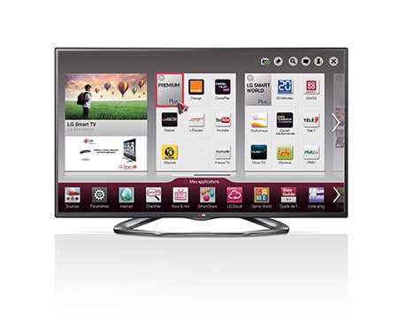 Vue avant de 42&#34; (106cm) | TV Direct LED | Full HD | 3D | Smart TV | MCI 200 | WIFI LG 42LA620S