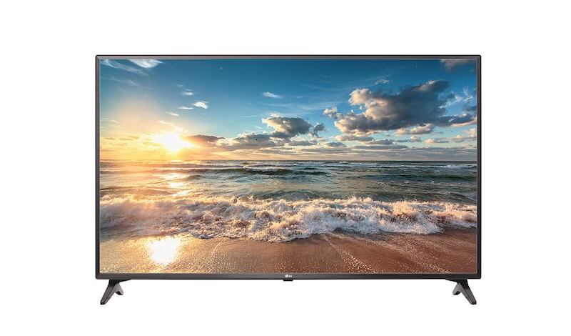 Vue avant de 43 pouces (108 cm) | TV LED | Full HD | Color Master Engine | WebOs 3.5 | USB Movie | Virtual Surround Plus LG 43LJ614V