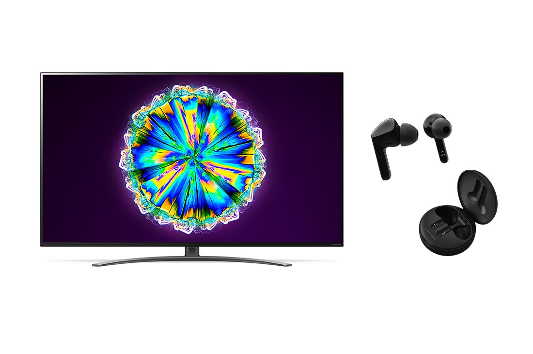 Vue avant de Pack Cinéma | TV 49NANO866NA &#43; TONE Free HBS-FN6 49NANO866NA.ETF