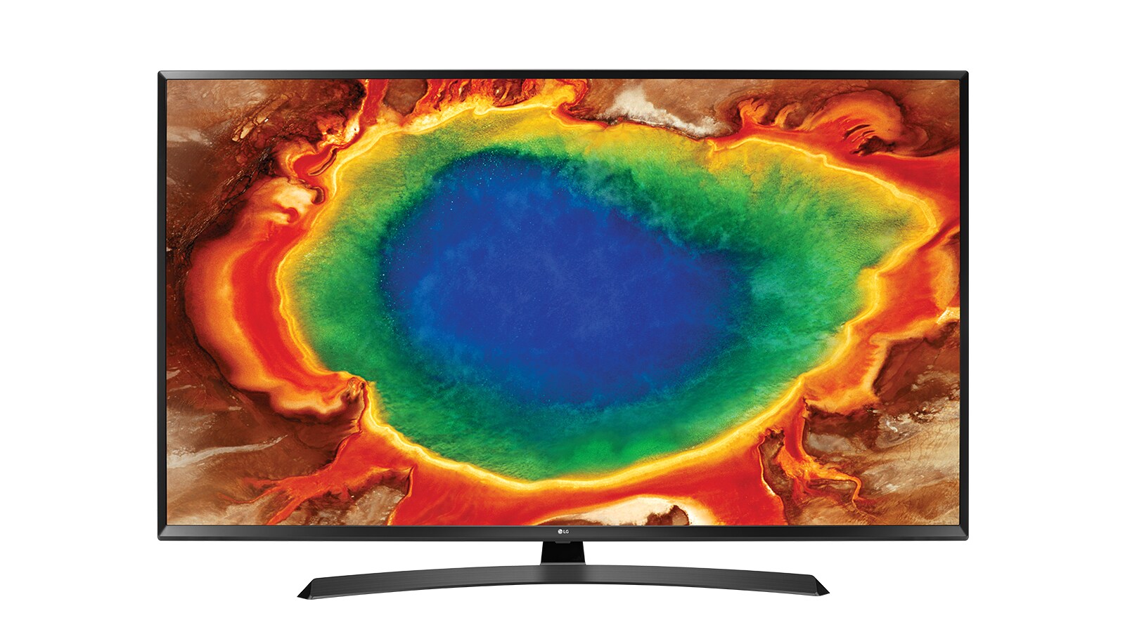 Vue avant de 49 pouces (123 cm) | TV LED | UHD | 4K | Active HDR | WebOS 3.5 LG 49UJ635V