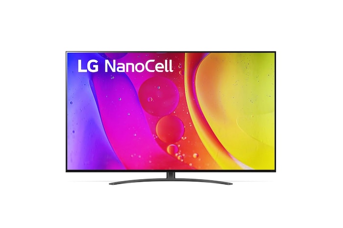 Vue de face du TV LG Nanocell, série NANO82