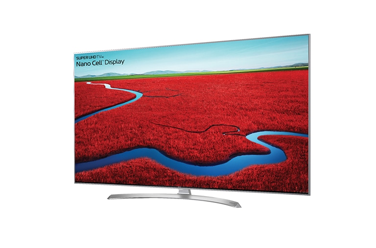 LG 55 pouces (139 cm) | TV LED | SUPER UHD | 4K | Son Harman Kardon | Smart TV WebOs 3.5 | Active HDR avec Dolby Vision | Technologie Nano Cell™, LG 55SJ810V