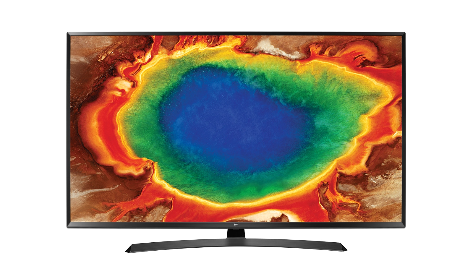 Vue avant de 55 pouces (138 cm) | TV LED | UHD | 4K | Active HDR | WebOS 3.5 LG 55UJ635V