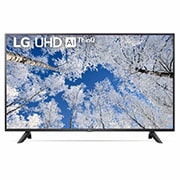 Vue avant de LG TV LED 2022 | 55&#39;&#39; (140 cm) | UHD | Processeur α5 Gen5 AI 4K LG 55UQ70006LB