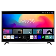 Vue de face du TV LG UHD 4K, série UR74