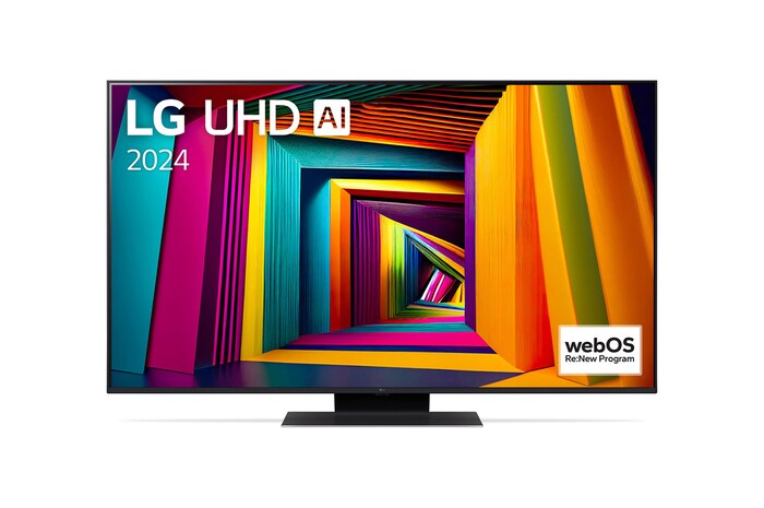 LG TV LG LED | 2024 | 55" (139 cm) | 4K UHD AI | Processeur α5 AI 4K Gen7, LG 55UT91006LA