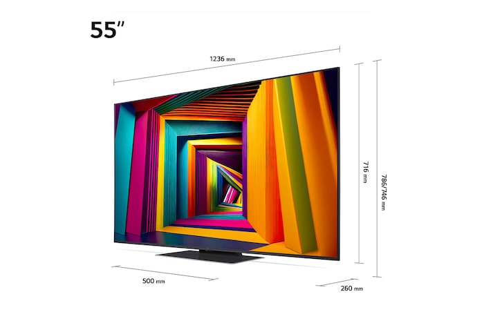 LG Pack | TV 55UT91006LA + Barre de son SQC1, LG 55UT91006LA.SQC1