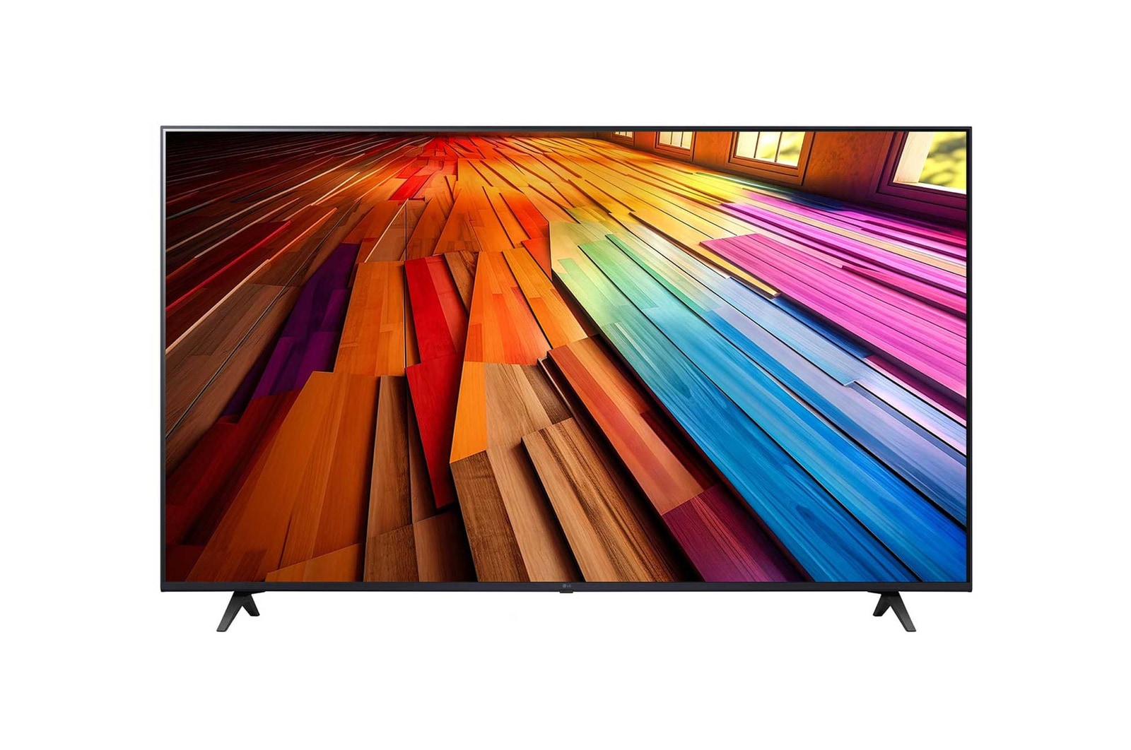 Front view of LG UHD TV, UT80