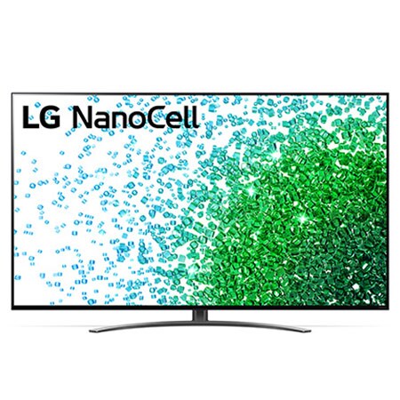 Une vue avant du téléviseur LG NanoCell