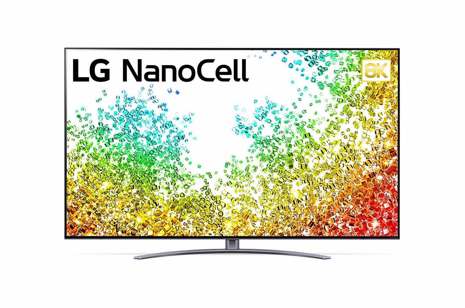 Une vue avant du téléviseur LG NanoCell