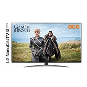 Vue avant de 65 (164 cm) | TV LED | NanoCell | 4K LG 65SM8200PLA