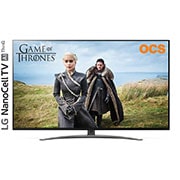Vue avant de 65 (164 cm) | TV LED | NanoCell | 4K LG 65SM8600PLA