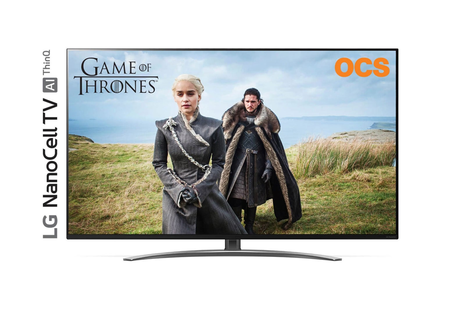 Vue avant de 65 (164 cm) | TV LED | NanoCell | 4K LG 65SM8600PLA