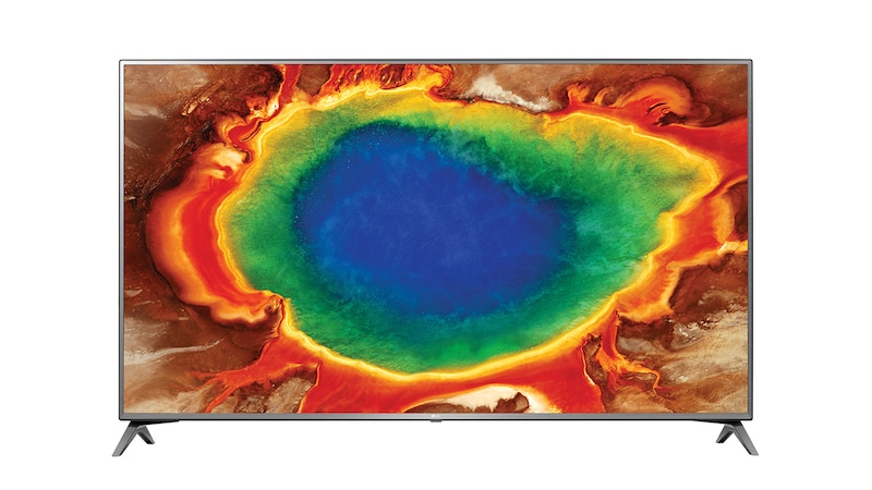 LG 65 pouces (164 cm) | TV LED | UHD | 4K | Active HDR | Angle de vision ultra large | Smart TV WebOs 3.5 | Design Metal Frame, LG 65UJ651V