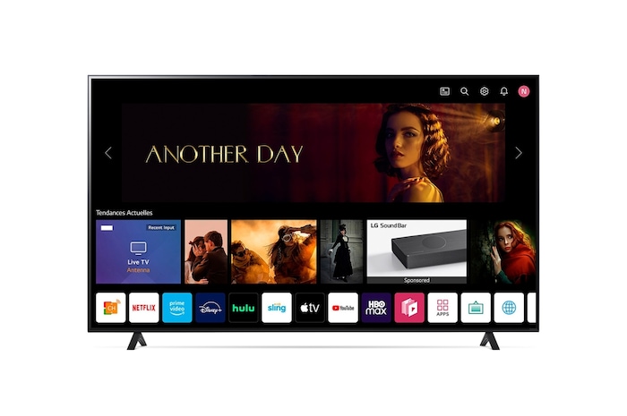 LG TV LG NanoCell | 75'' (189 cm) | 4K UHD | Processeur α5 AI 4K Gen5, LG 75NANO756QA