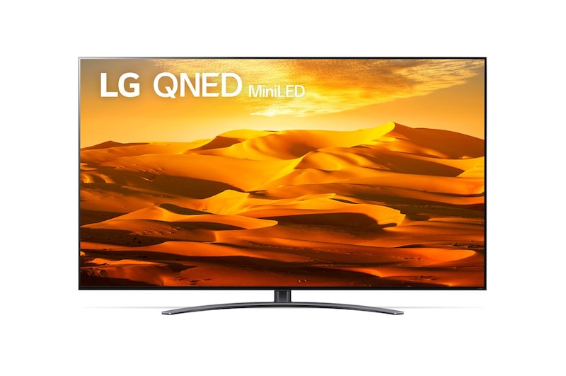 Vue avant de TV LG QNED MiniLED | 2023 | 75'' (189 cm) | 4K UHD | Processeur α7 AI 4K Gen5 LG 75QNED916QA