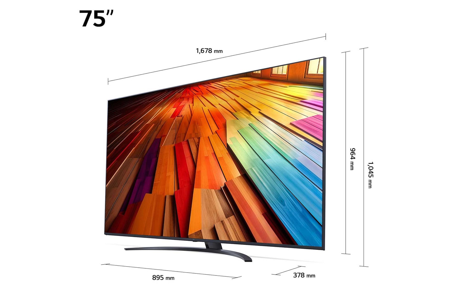 75'' side view