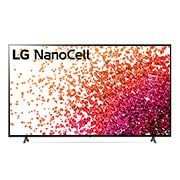 Une vue avant du téléviseur LG NanoCell