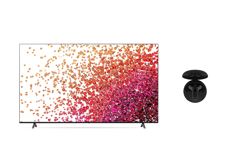 LG Pack Cinéma | TV 86NANO756PA + TONE Free HBS-FN4, 86NANO756PA.EEU